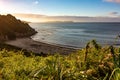 Chilean Chiloe Island Coast Landscape. Pacific coast landscape
