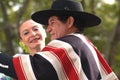 chilean dance couple dancing la cueca the man in gaucho clothes with white background may 2018