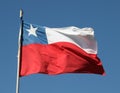 Chilean flag Royalty Free Stock Photo