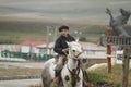 Chilean Gauchos in patagonia Royalty Free Stock Photo