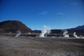 Chilean geysers Royalty Free Stock Photo