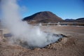 Chilean geysers Royalty Free Stock Photo