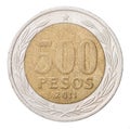 Chilean 500 peso coin
