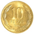 10 chilean pesos coin