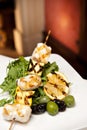 Chilean Sea Bass Kebab Royalty Free Stock Photo