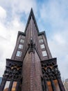 Chilehaus building bottom-up view - Hamburg, Germany