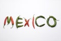chiles from Mexico Royalty Free Stock Photo