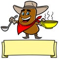 Chili Bean Cowboy Royalty Free Stock Photo