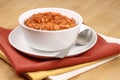 Chili beans bowl Royalty Free Stock Photo