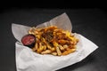 Chili Cheese Fries Royalty Free Stock Photo