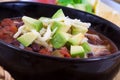 Chili con carne bowl Royalty Free Stock Photo