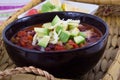 Chili con carne bowl Royalty Free Stock Photo