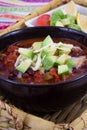 Chili con carne bowl Royalty Free Stock Photo