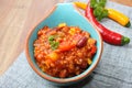 Chili con carne Royalty Free Stock Photo
