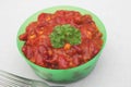 Chili con carne with pork meat