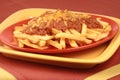 Chili fries great meal Royalty Free Stock Photo