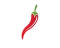 Chili logo template vector icon