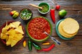 Chili with meat platillo Mexican food Royalty Free Stock Photo
