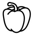 Chili pepper bell pepper Hand drawn Crafteroks svg free, free svg file, eps, dxf, vector, logo, silhouette, icon, instant download Royalty Free Stock Photo