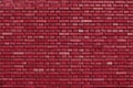 Chili pepper colored brick wall background