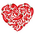 Chili Pepper Heart