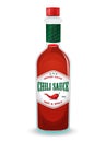 Chili Pepper Sauce In Bottle