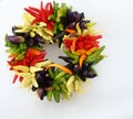 Chili Pepper Wreath Royalty Free Stock Photo