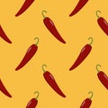 chili seamless pettern vector illustration