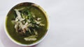 chili souse with radish and its leafs Royalty Free Stock Photo