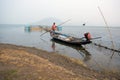 Fisherman at chilika rambha Royalty Free Stock Photo