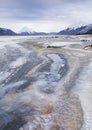 Chilkat ice patterns Royalty Free Stock Photo