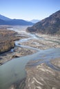 Chilkat River in Fall Royalty Free Stock Photo