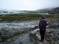 Chilkoot Trail Fog Royalty Free Stock Photo