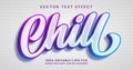 Chill text effect style