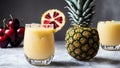 Chilled Pineapple Paradise.AI Generated