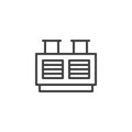 Chiller System Chiller System line icon