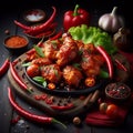 Chilli chicken realistic images