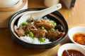 Chilli claypot chicken rice Royalty Free Stock Photo