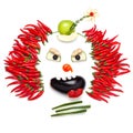 Chilli clown. Royalty Free Stock Photo