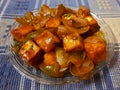 Chilli Paneer Dry Spicy Delicuous Royalty Free Stock Photo