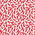 Chilli pepper seamless pattern Royalty Free Stock Photo