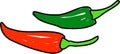 Chilli peppers Royalty Free Stock Photo