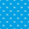 Chilli spice pattern vector seamless blue