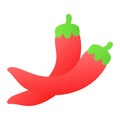 Chillies vector design, hot pepper icon design, ready to use