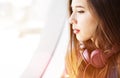 Chilling Calm Casual Eletronic Earphone Audio Concept