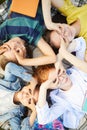 Chilling after school Royalty Free Stock Photo
