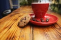 Chilling time coffee Royalty Free Stock Photo