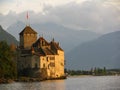 Chillon Castle and the golden hour