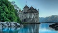 Chillon Castle hdr Royalty Free Stock Photo