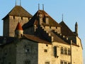 Chillon castle, Montreux ( Switzerland ) Royalty Free Stock Photo